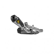 ARROW DUCATI PANIGALE/STREETFIGHTER V4 '20/22 RACING DOUBLE TITANIUM WORKS SILENCERS +1:1 ST.STEEL LINK PIPE