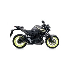 ARROW YAMAHA YZF R3 '17 HOMOLOGATED NICHROM   DARK PRO-RACE SILENCER WITH WELDED LINK PIPE FOR ORIGINAL AND ARROW COLLECTORS