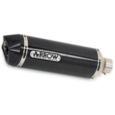 ARROW KAWASAKI Z 650 '17 HOMOL.CARBON RACE    TECH SILENCER WITH CARBON END CAP FOR   ARROW COLLECTORS
