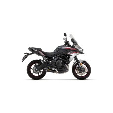 ARROW KAWASAKI Z 650 '17 HOMOLOGATED NICHROM  DARK X-KONE SILENCER WITH CARBON END CAPFOR ARROW COLLECTORS