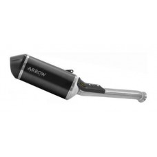 Arrow HUSQVARNA NORDEN 901 '22 HOMOLOGATED TITANIUM DARK SONORA SILENCER WITH WELDED LINK PIPE