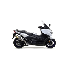 ARROW YAMAHA T-MAX 530 '17/20 HOMOLOGATED     RACE-TECH TITANIUM SILENCER WITH CARBON END CAP FOR ARROW COLLECTOR