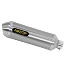 Arrow KAWASAKI Z 650 '17 HOMOL.ALUMINIUM RACE TECH SILENCER WITH STAINLESS STEEL END CAP FOR ARROW COLLECTORS
