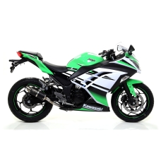 Arrow KAWASAKI NINJA 300 '15 GP2 STAINLESS STEEL DARK SILENCER FOR ORIGINAL AND ARROW COLLECTOR