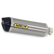 Arrow KAWASAKI Z 750 '07/11-Z 800 HOMOLOGATED ALUMINIUM RACE-TECH SILENCER WITH CARBON END CAP FOR ARROW MID PIPE