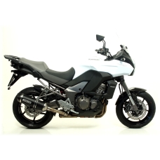 Arrow KAWASAKI VERSYS 1000 '12 HOMOLOGATED ALUMINIUM DARK RACE-TECH SILENCER WITH CARBON END CAP FOR ARROW COLLECTORS