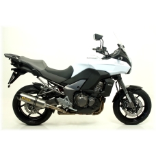 Arrow KAWASAKI VERSYS 1000 '12 HOMOLOGATED TITANIUM RACE-TECH SILENCER WITH CARBON END CAP FOR ARROW COLLECTORS