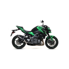ARROW KAWASAKI Z900 HOMOLOGATED ALUMINIUM DARKRACE TECH SILENCER WITH CARBON END CAP  FOR ORIGINAL AND ARROW COLLECTORS
