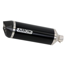 ARROW KAWASAKI Z900 '20 HOMOLOGATED THUNDER   ALU.DARK EXH. WITH WELDED LINKPIPE AND  CARBY ENDCAP FOR ORIGINAL OR ARROW ...