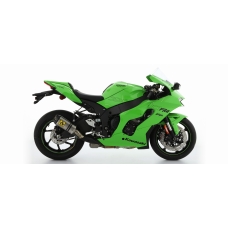 Arrow KAWASAKI ZX-10RR '21 HOMOLOGATED TITANIUM INDY RACE SIL. AND LINK PIPE