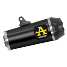 Arrow HUSQVARNA SVARTPILEN 401 '20 HOMOLOGATED ALUMINUM DARK INDY RACE EXHAUST WITH WELDED LINK PIPE